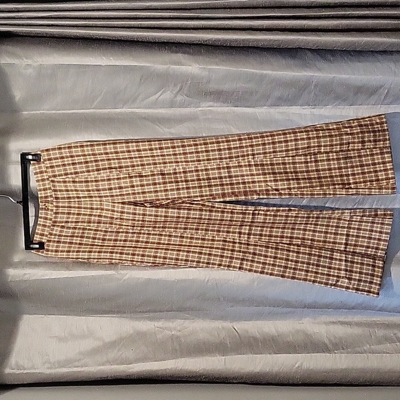 Shein brown plaid pants - Picture 1 of 9